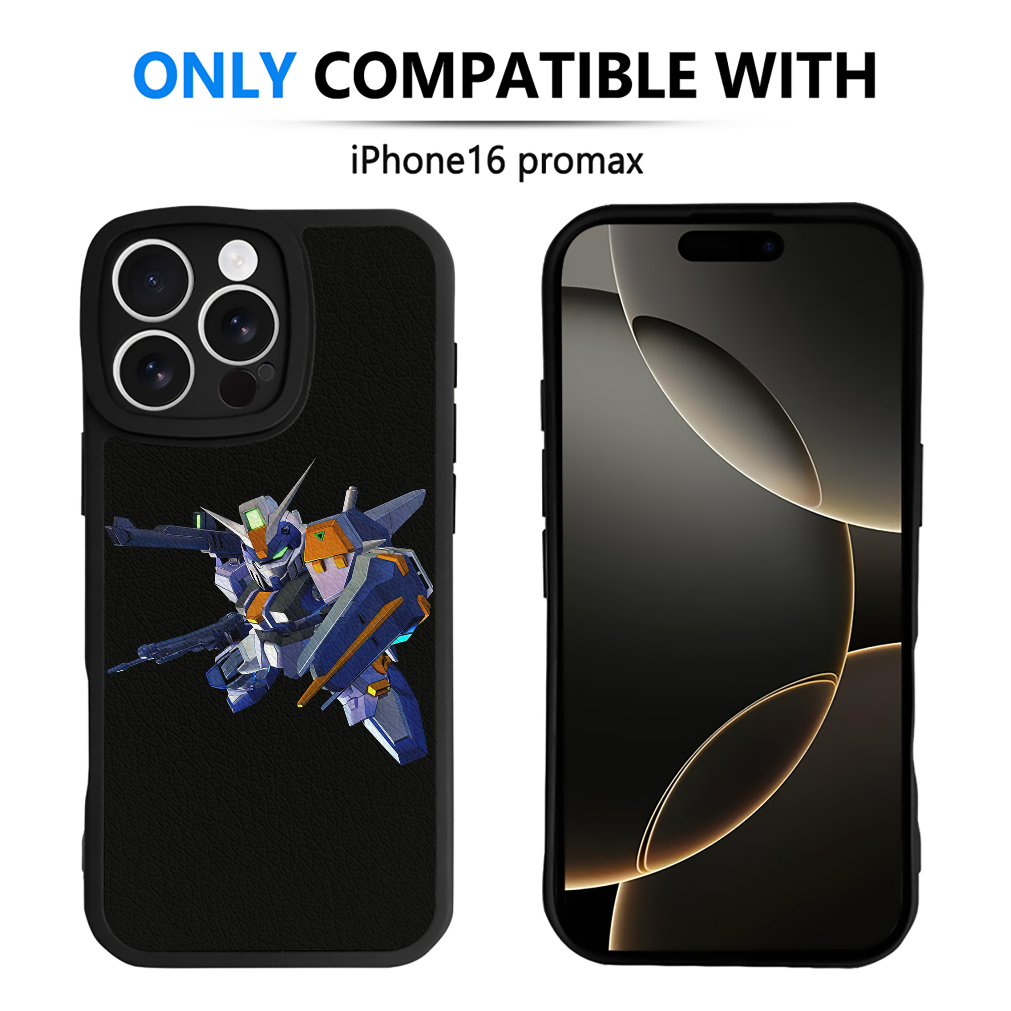 （画像用） 機動戦士ガンダム Mobile Suit Gundam 【iPhone 16シリーズ対応】シリコンスマホケース（レザー調） 材質：シリコン